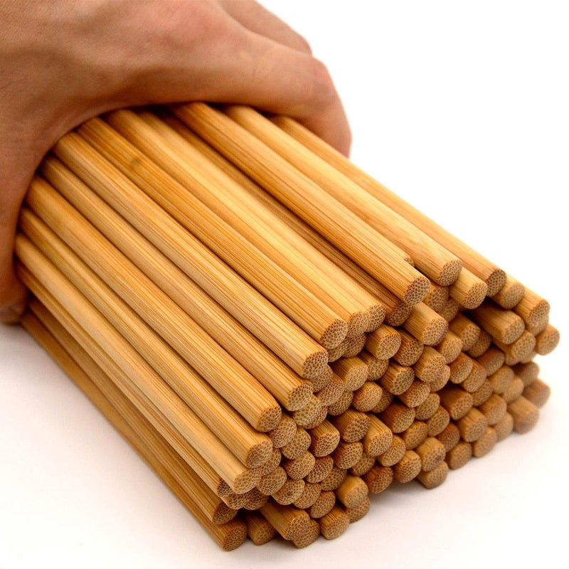 Bamber 50 Pairs Reusable Bamboo Chopsticks Chopstick Set - Image 1